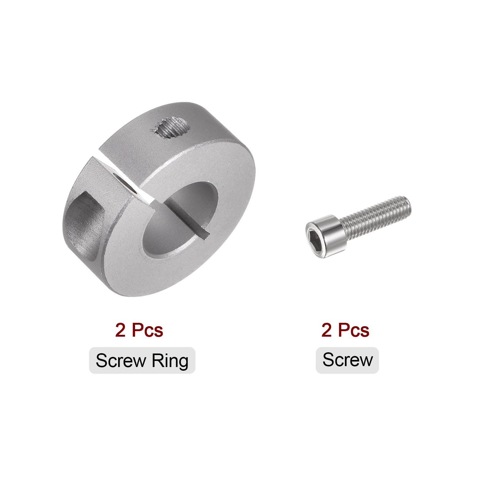 Sourcing Map Set Of 10 Fixing Screw Collars Inner Diameter 5