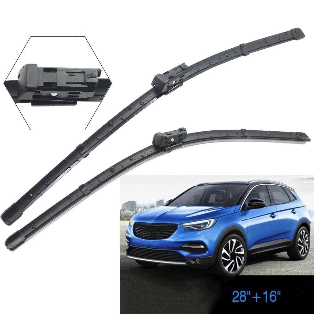 Set Tergicristalli Anteriore Per Opel Grandland X 2017-2019, Spazzole Tergicristallo Ricambio