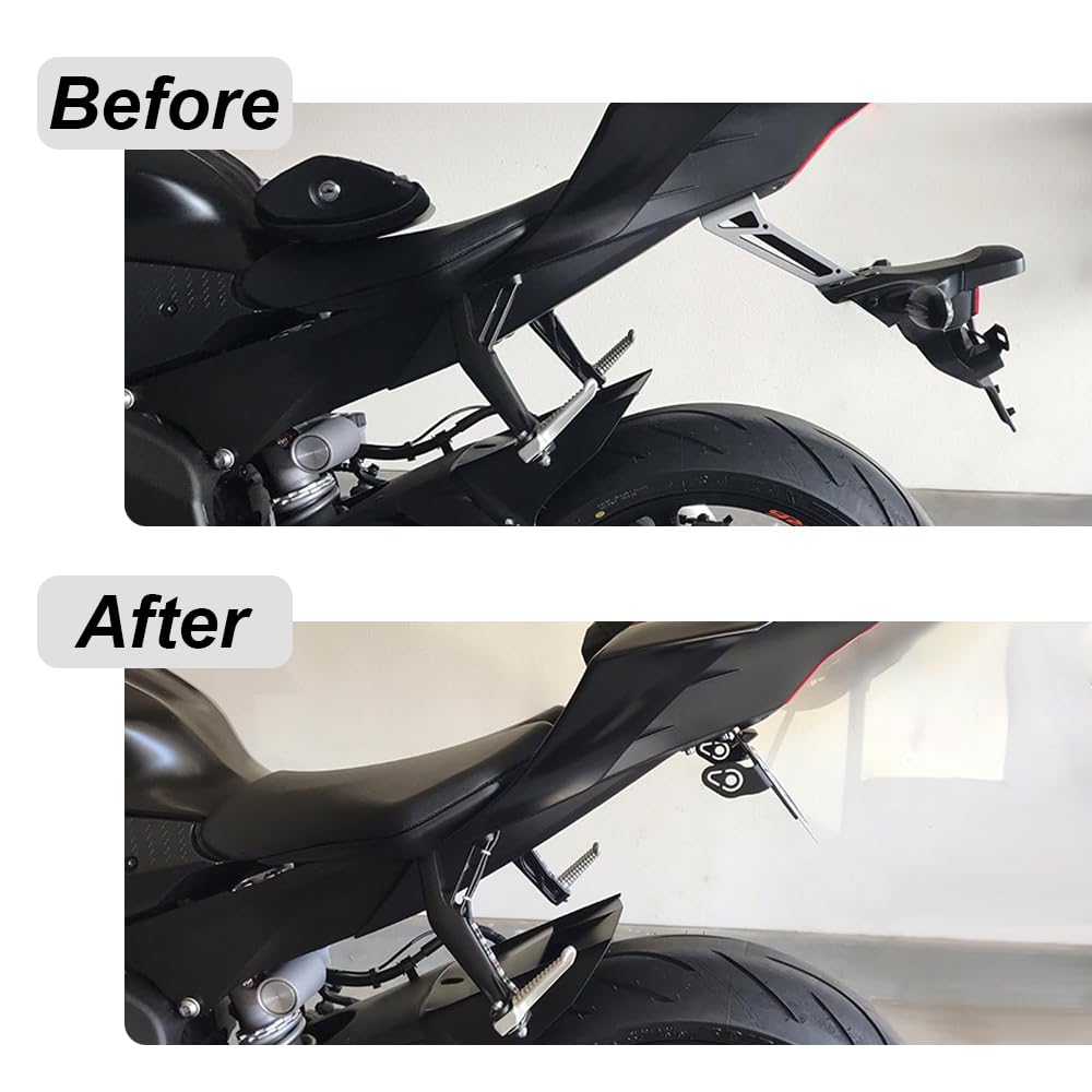 パーツ YAMAHA R6 Xitomer Tail Tidy Fender Eliminator Fit for 2023 R6 2006-2015 2016