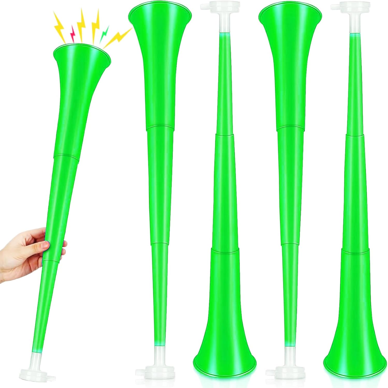 Collapsible Stadium Horn 24 Inch Vuvuzela Plastic Trumpet