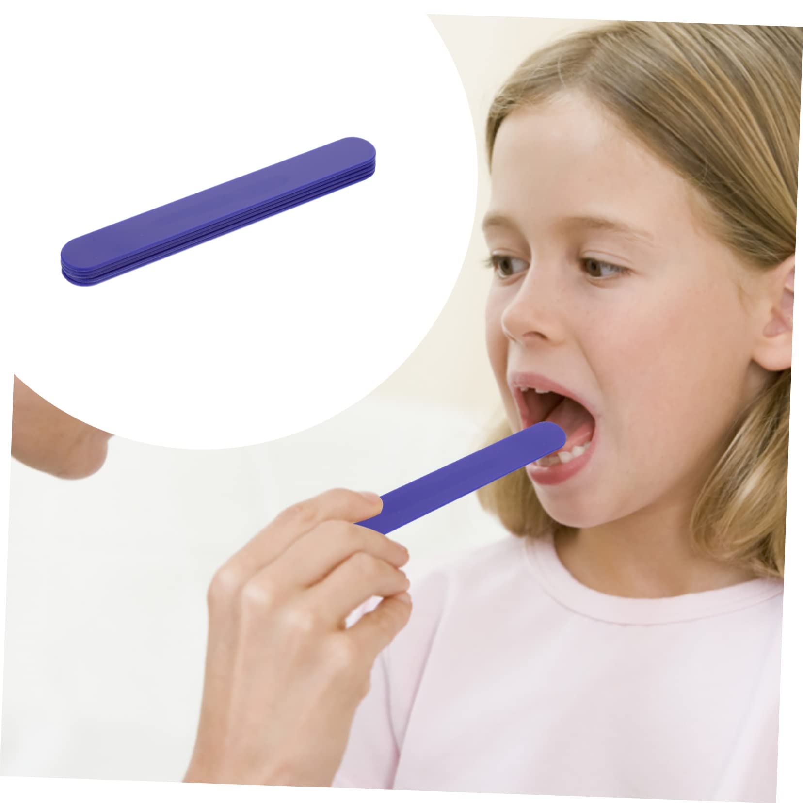 125 pièces spatule PP abaisseurs en Plastique remuer bâtons en Bois bâtons de Cire Lames bâton résine Artisanat dépresseurs dentaires Dispositif inférieur Majeur(Dark Bluex5pcs)