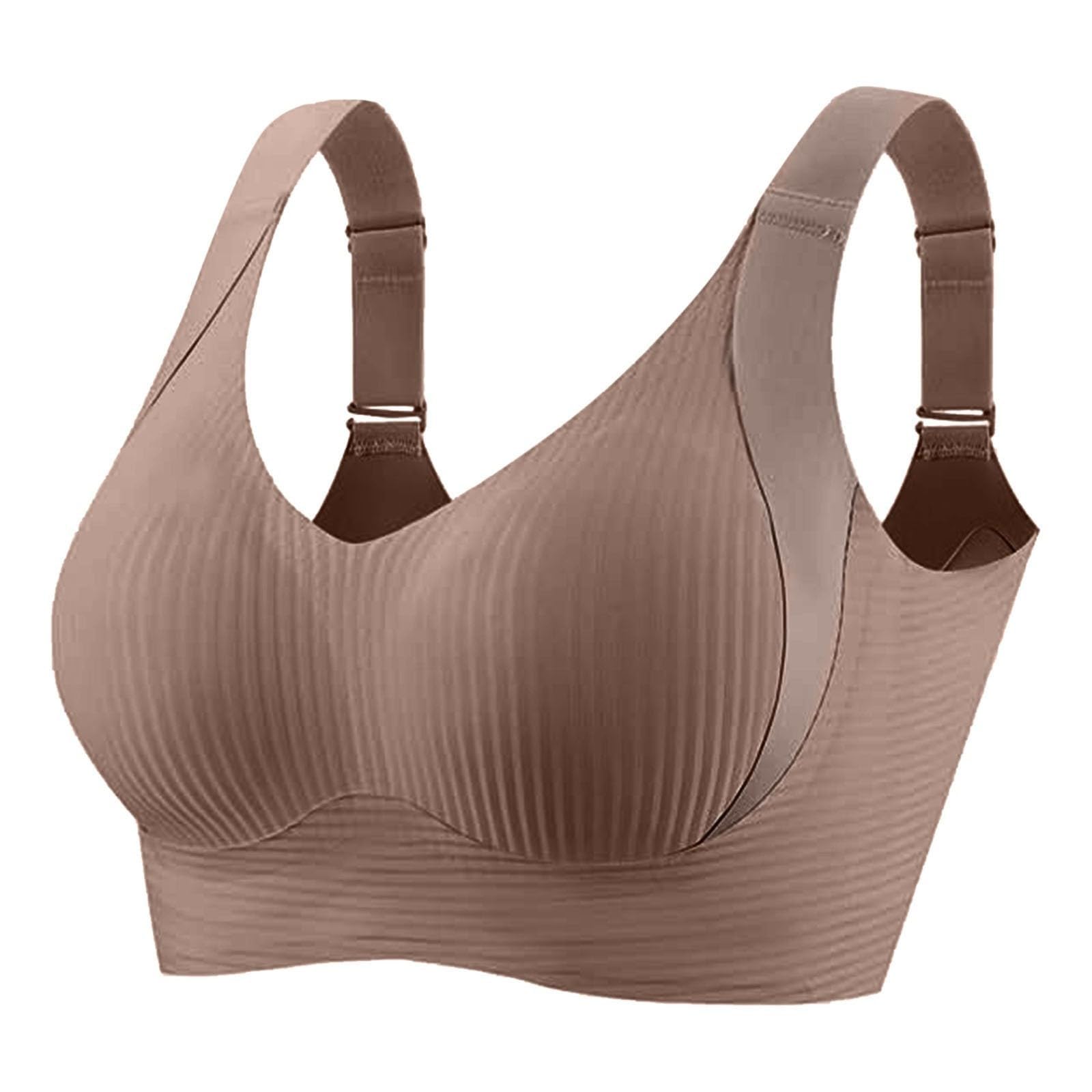 Womens Seamless Wireless Push Up Bralettes with Lift and Support No Underwire Full Coverage Everyday Bra