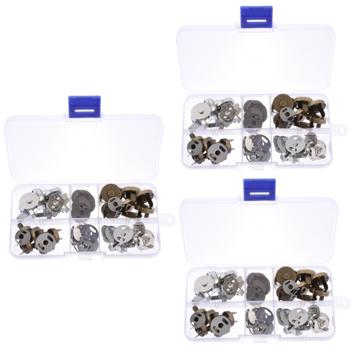 Operitacx 60 Sets Ornament Supply Fastener Druckknöpfe Knöpfe Druckknöpfe Für Windjacke Mantel Jeans T-shirt Rucksack