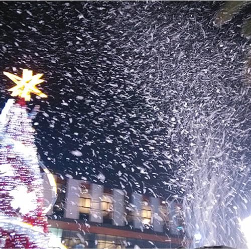 Máquina profesional de nieve, máquina generadora de nieve con giro de 180°, cobertura de 5 a 80 m2, duración sostenida de 30-40 minutos, con control remoto, para Navidad y bodas miniatura 7