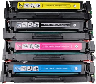 Replacement for Canon CRG-054 to Use with Canon LBP621CW / LBP623CDN LBP623CDW image Class MF641CW MF642CW MF643CDW MF645CX ((Black Cyan Yellow Magenta, 4-Pack)