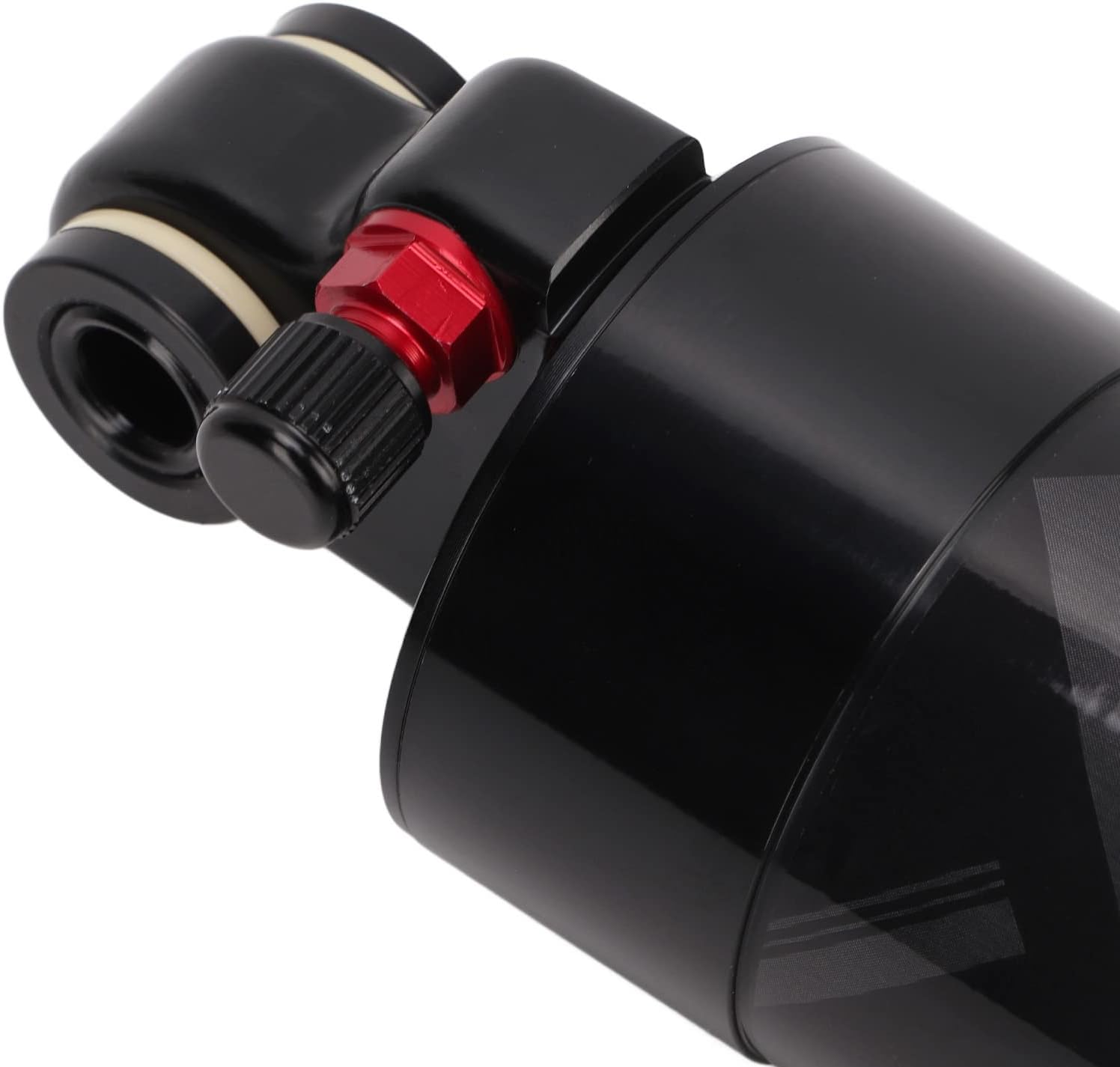 190mm Bicycle Rear Shock Absorber Mountain Bike Air Rear Shock Thick Aluminum Alloy Tube Air Pressure Adjustable Bike Rear Shock for Mountain Bikes, Scooters, Soft Tail Bikes with Rear Shock