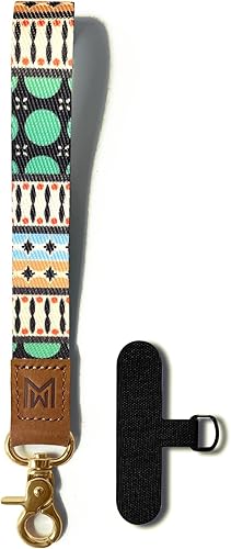 Vista 24 de Cordones para llaves, llavero de pulsera, llaveros para mujeres, llavero para muñeca, llavero para tarjetas de identificación, Geometry