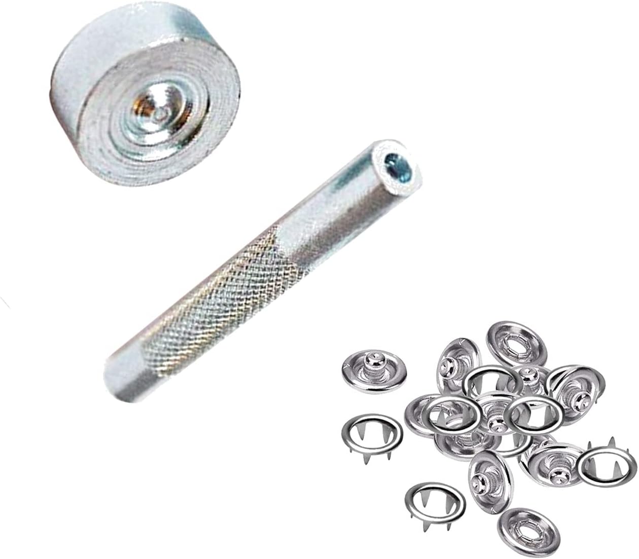 WedDecor 11mm Snap Poppers Fastners Fixing Hand Tools for Fastening Clothes, DIY Projects, Leather & DIY Crafts, Clothing Repair and Kidswear, Replacement