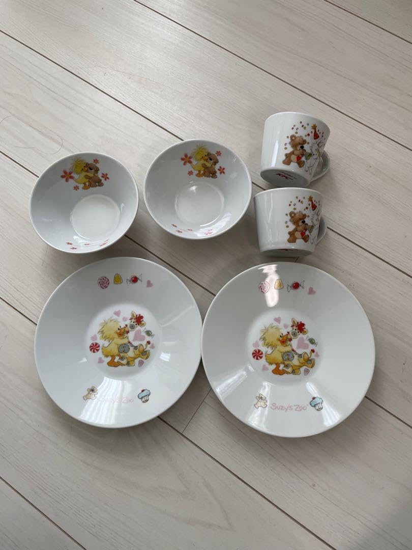 Amazon.co.jp: ケンタッキー スージーズー 食器 セット Suzy's Zoo