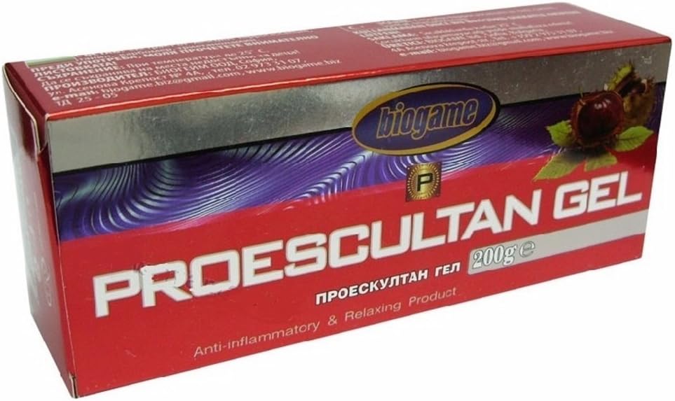 Proescultan Gel 200g - Varicose Veins, Spider Veins, Thread Veins, Thrombophlebitis - Massage gel