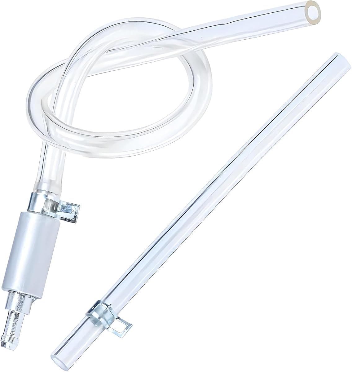 Car Brake Bleeder Hose, One Way Check Valve Brake Fluid Bleeder Hoses Replacement with Clamps, Universal Soft Clutch System Bleeding Tool Kit for Cars Motorbikes Bikes