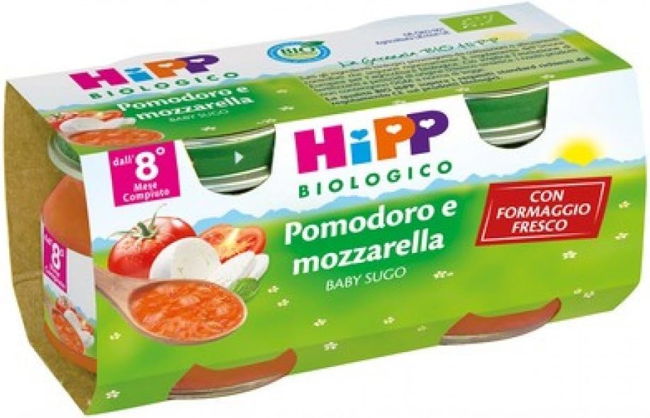 HiPP Organic Baby Tomato Sauce and Mozzarella 2x80g