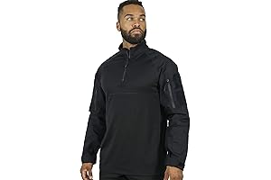 MISSION MADE Combat Shirt Military Tactical Long Sleeve 1/4 Zip for Men