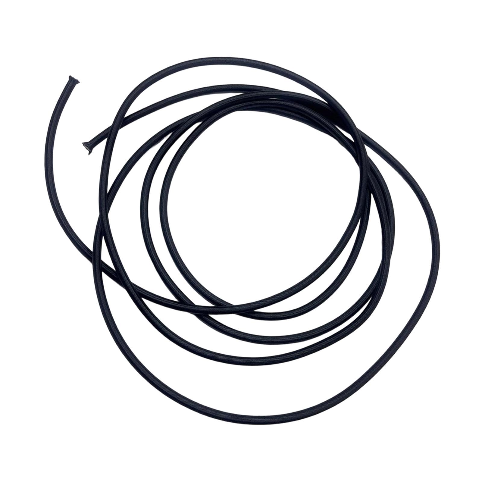 Chatonshen Elastic Rope for Rowing Machines, 3 M Long, Lightweight, Black, Replacement Rope with 8 Mm Diameter for Rowing Machines
