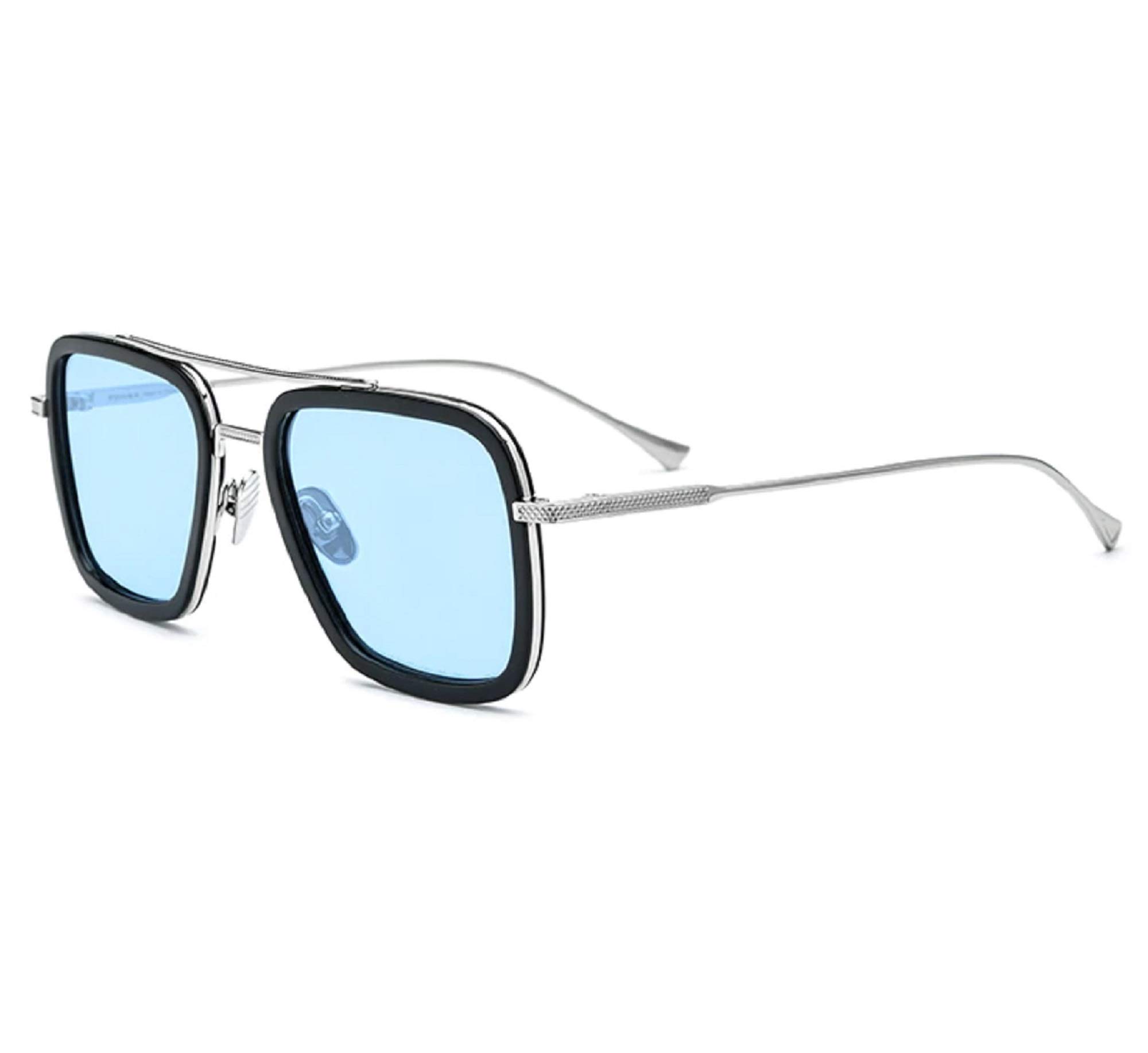 Unisex Uv 400 Protected Official Stark Iron Edith Square UV Protected Sunglasses-image-19