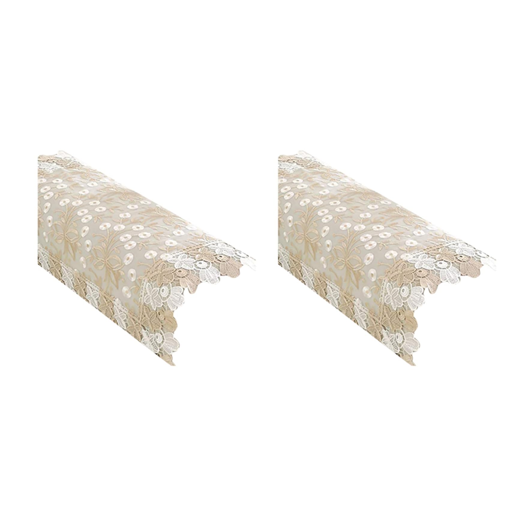 NIEI 4 Pack Lace Sofa Cover, Embroidery Back Couch Covers Furniture Protector Table Cover (60X70CM/23.6X27.6Inch)