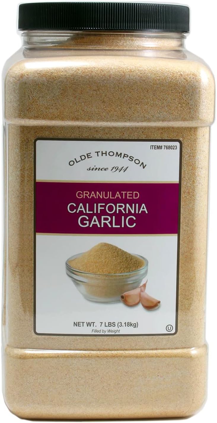 Olde Thompson Granulated California Garlic, 7 Pound, Bulk Size