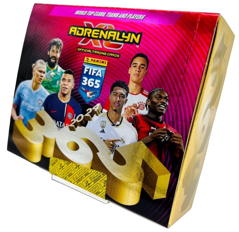Panini FIFA 365 Adrenalyn XL kolekcja 2024 - pudełko z 24 opakowaniami, wielokolorowe