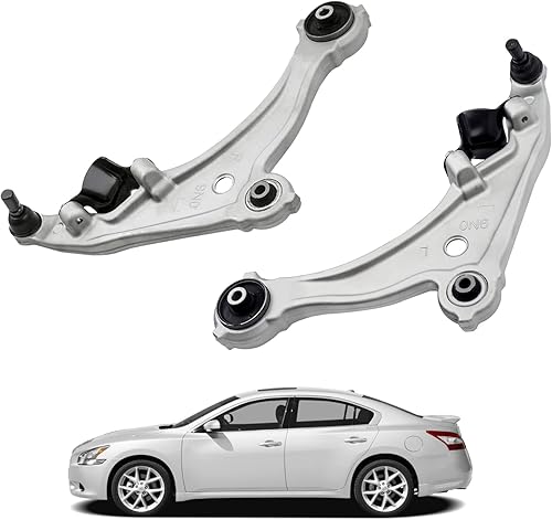 Miniatura 7 de maXpeedingrods Brazos de control delanteros inferiores para Nissan Maxima 2009-2014 K622054 K622059, kit de suspensión delantera con rótulas, juego