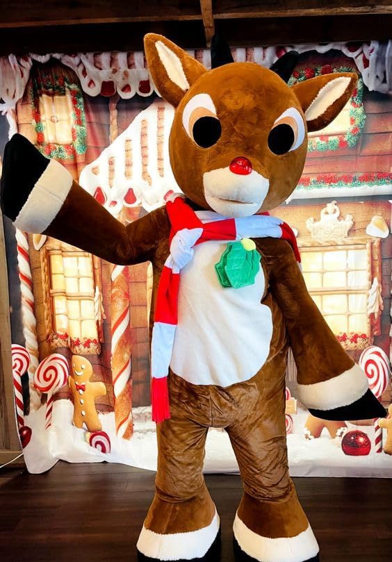 Christmas Reindeer Animal Mascot Costume Party Carnival Costumes School Party Halloween Cosplay Fancy Dress
