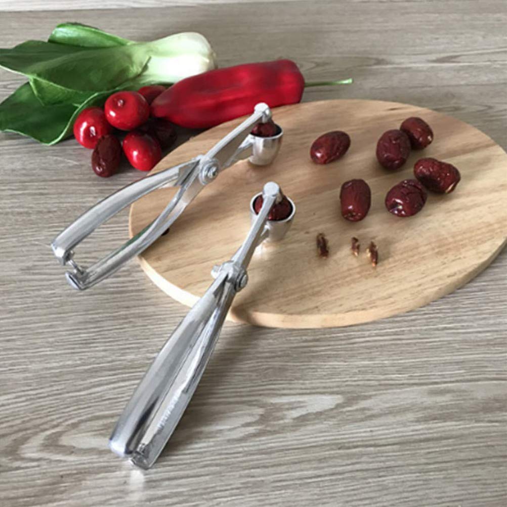 Dénoyauteur De Cerises En Acier Inoxydable - Outil De Cuisine Multifonction Avec Poignée Ergonomique Pour Cerises, Raisins, Jujube