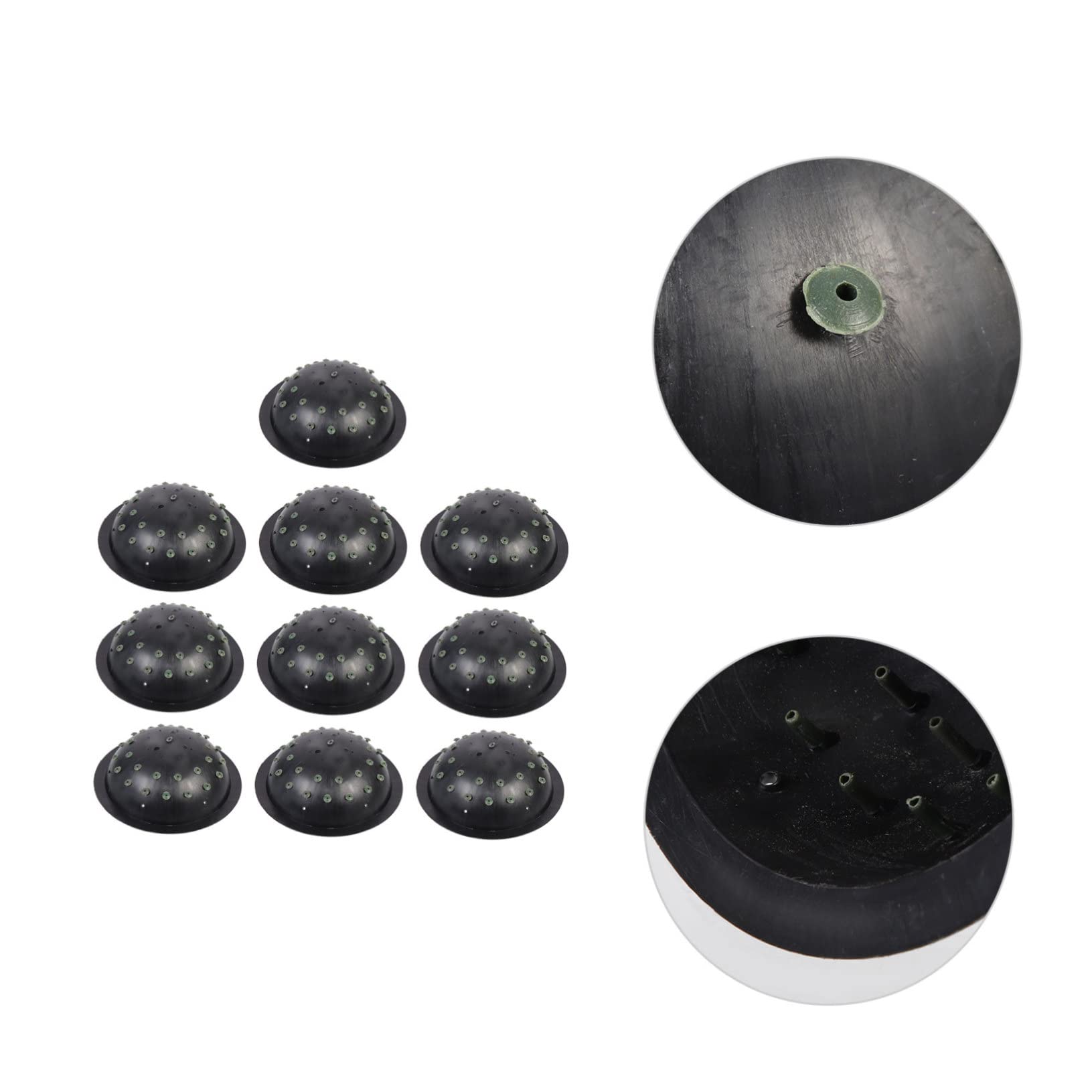 HOODANCOS 10pcs Floral Fixation Base Holder for Vase Arrangement Plastic Flower Frog Reusable Flower Base