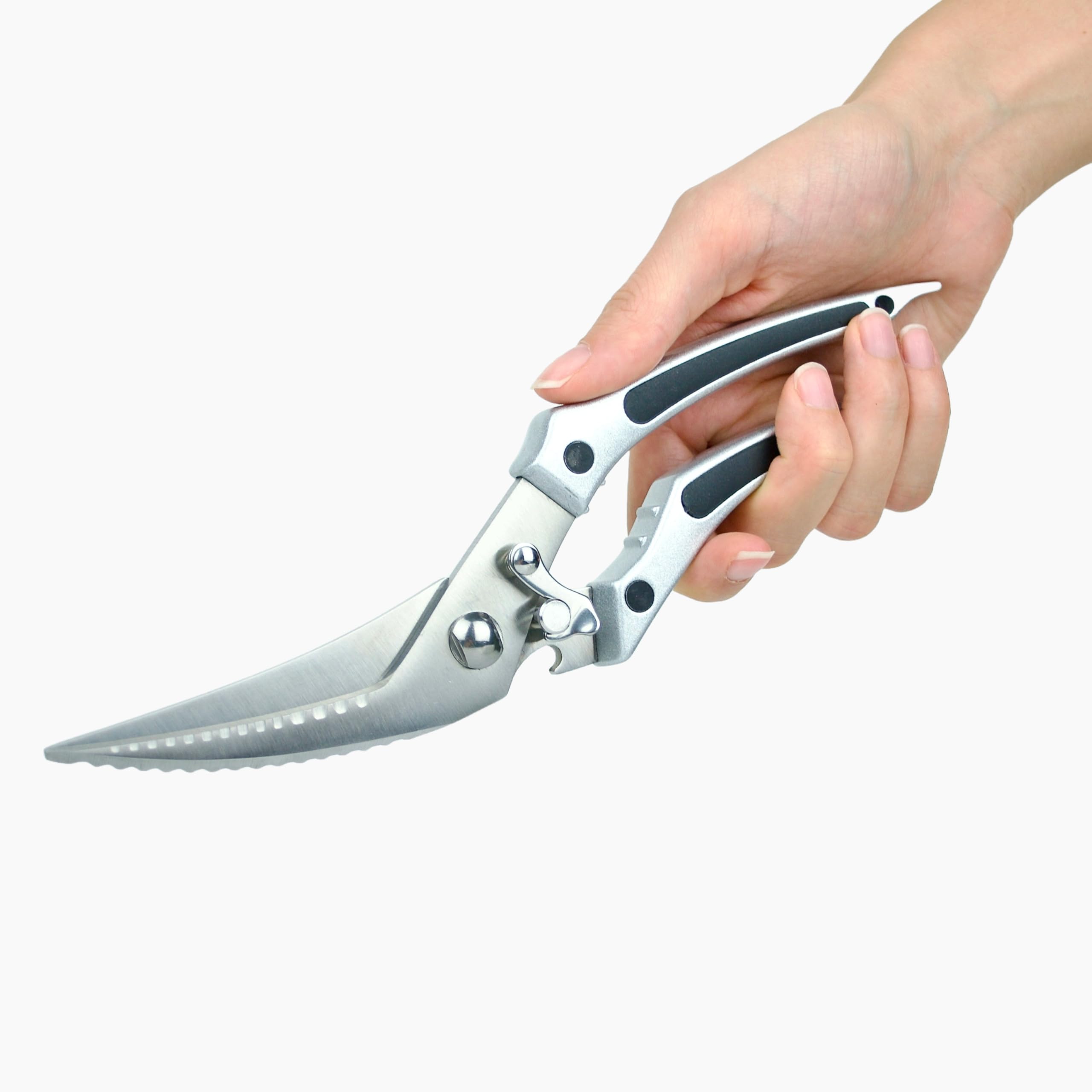 Cookery Tijeras para aves de corral Premium (plata)