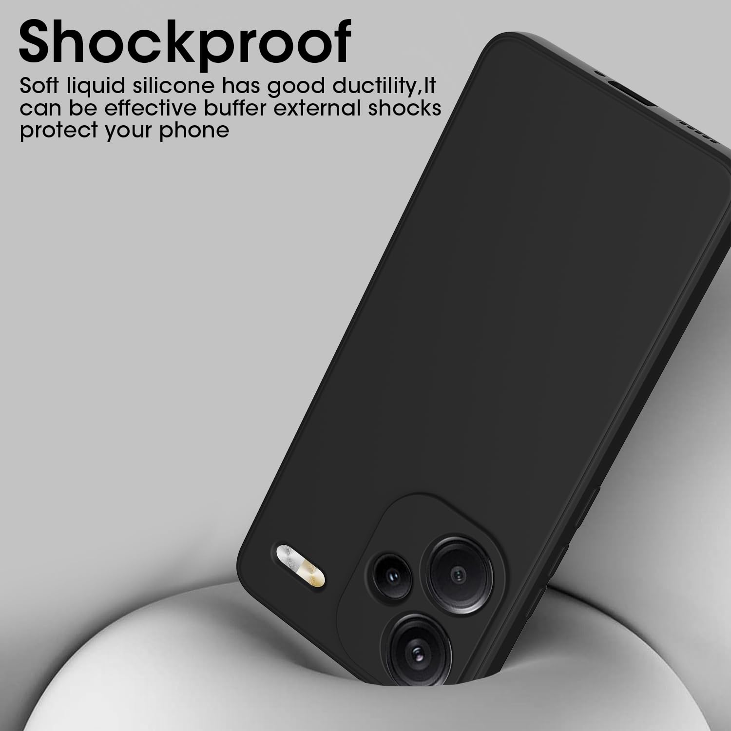 ORDA Custodia per Xiaomi Redmi Note 13 Pro Plus con nastro, in