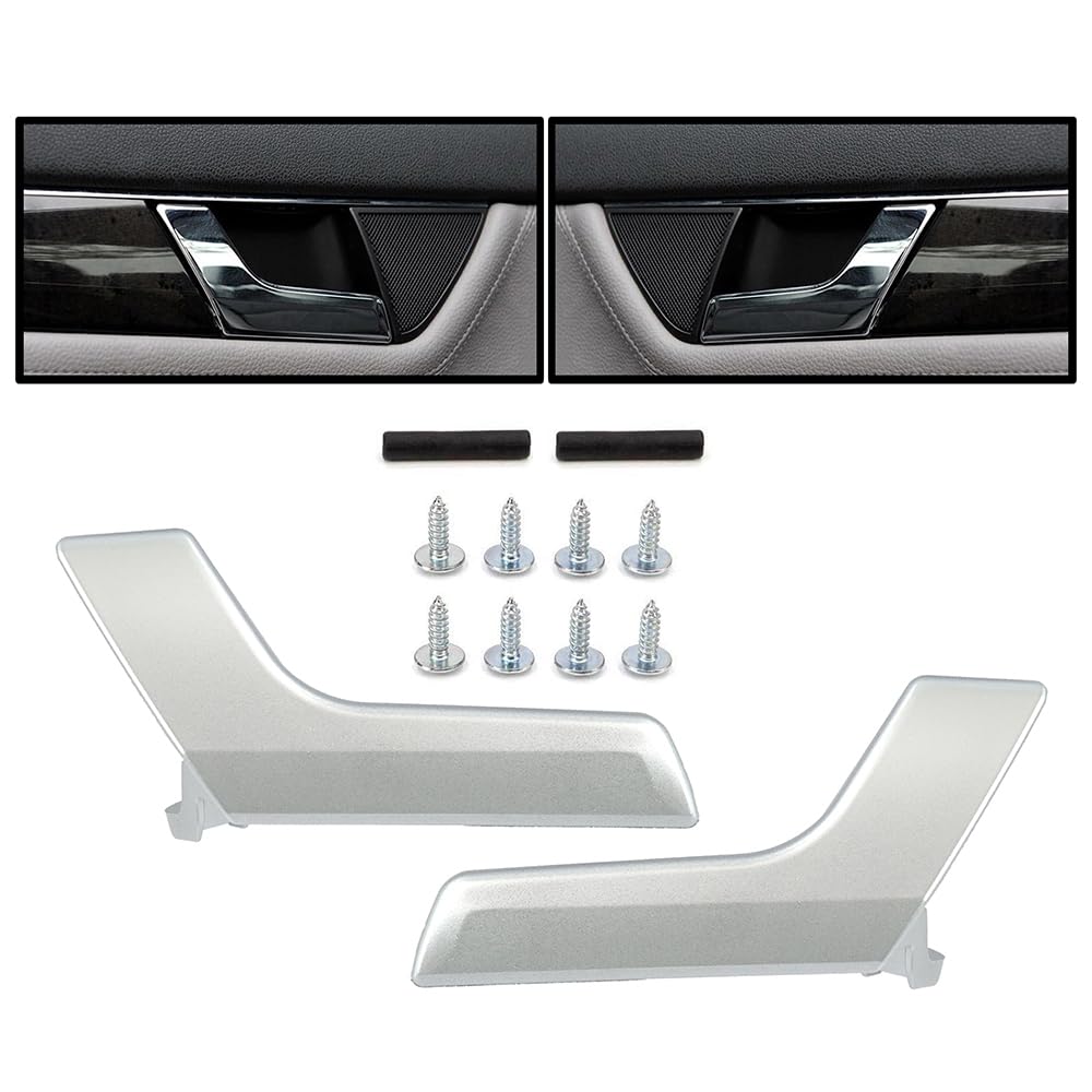 Robust Chrome Plated Interior Door Handle Left Passenger & Right Driver Side for Mercedes W204 C250 C350 C400 C63 AMG GLK250 GLK300 GLK350 2047201171 2047201763 2007-2014
