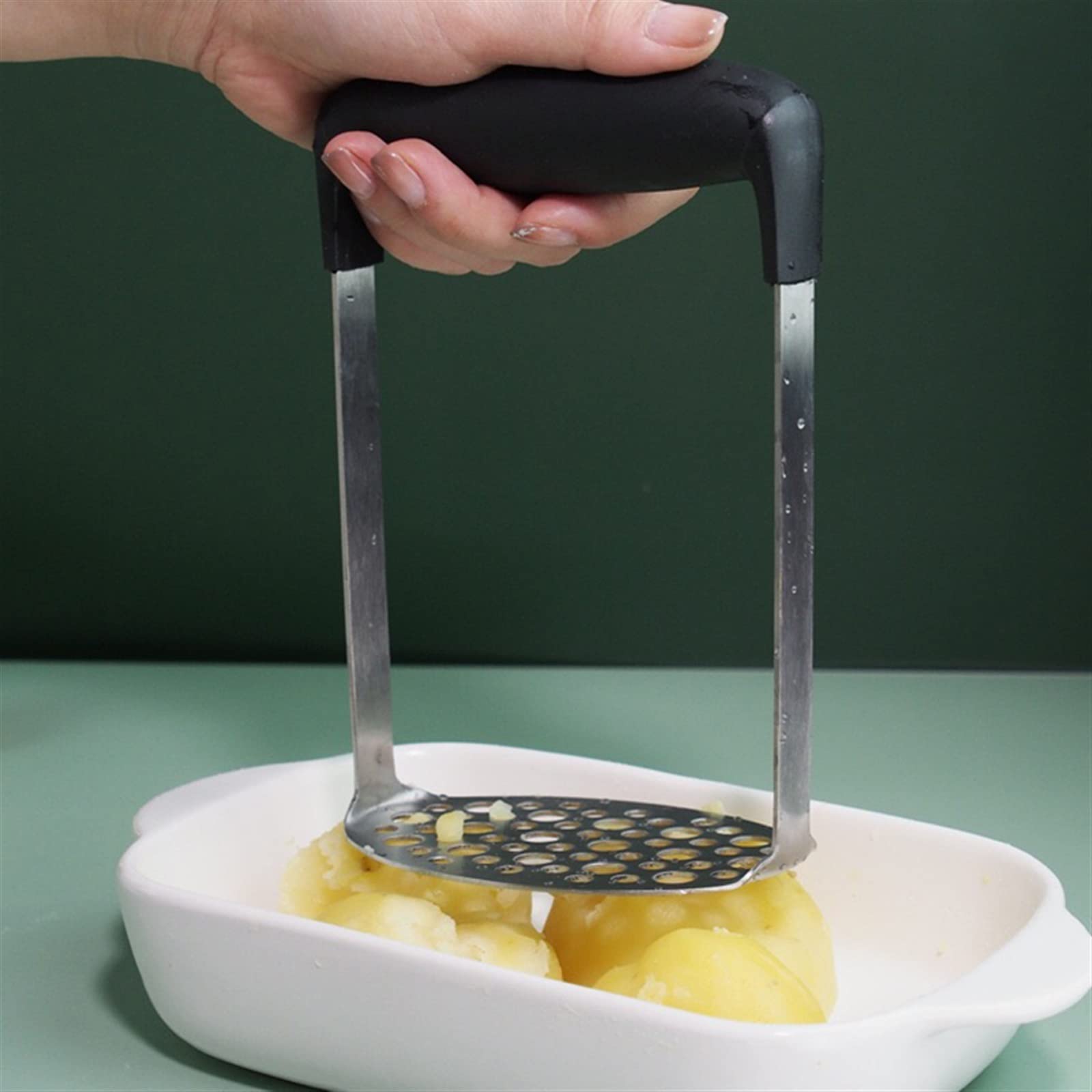 Kartoffelstampfer, Kartoffelstampfer und Kartoffelstampfer aus Edelstahl, Schlammdruck-Schlammmaschine, Küchenhelfer, Zubehör, Stampfer