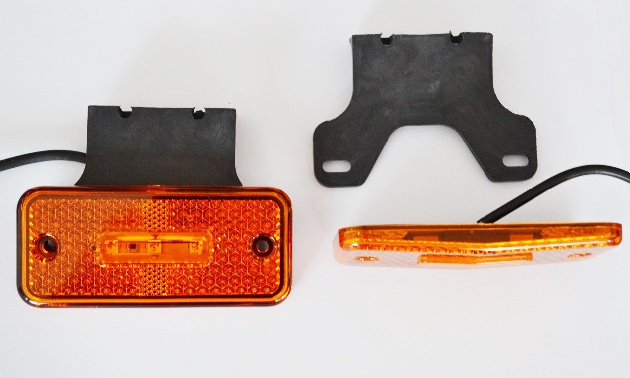 20 Pcs Orange Amber Side Marker LED Trailer Truck Van Bus 12 V 20 Pcs Orange Amber Side Marker LED Trailer Truck Van Bus 12 V