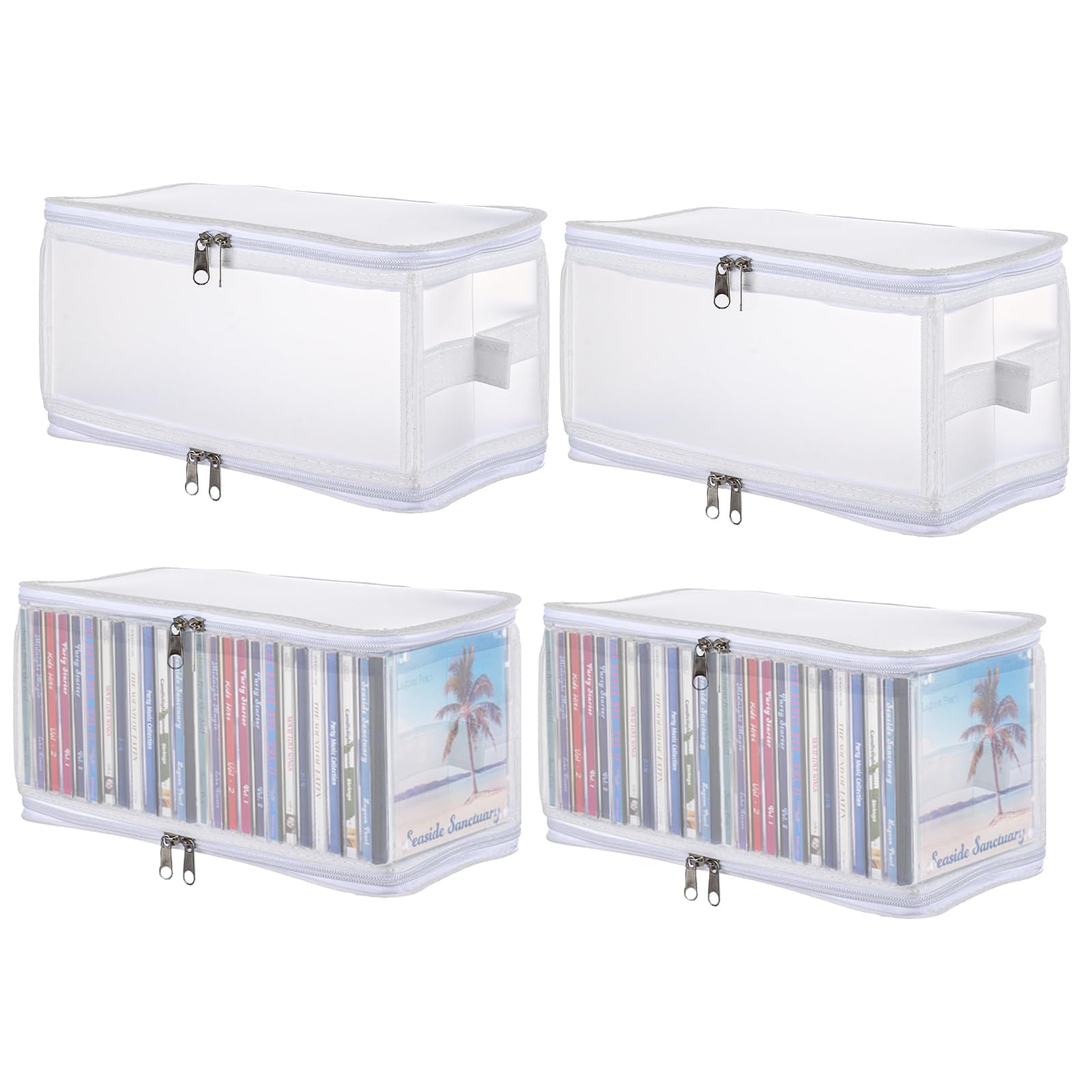 Amazon.co.jp: やぬき CDケース 4個セット CD 収納 30X15X15CM CD収納