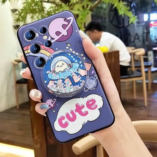 Phone Case Compatible with Oukitel C2 2025, Glitter Anti-knock TPU Quicksand Phone Lens Protection Simplicity Durable Waterproof