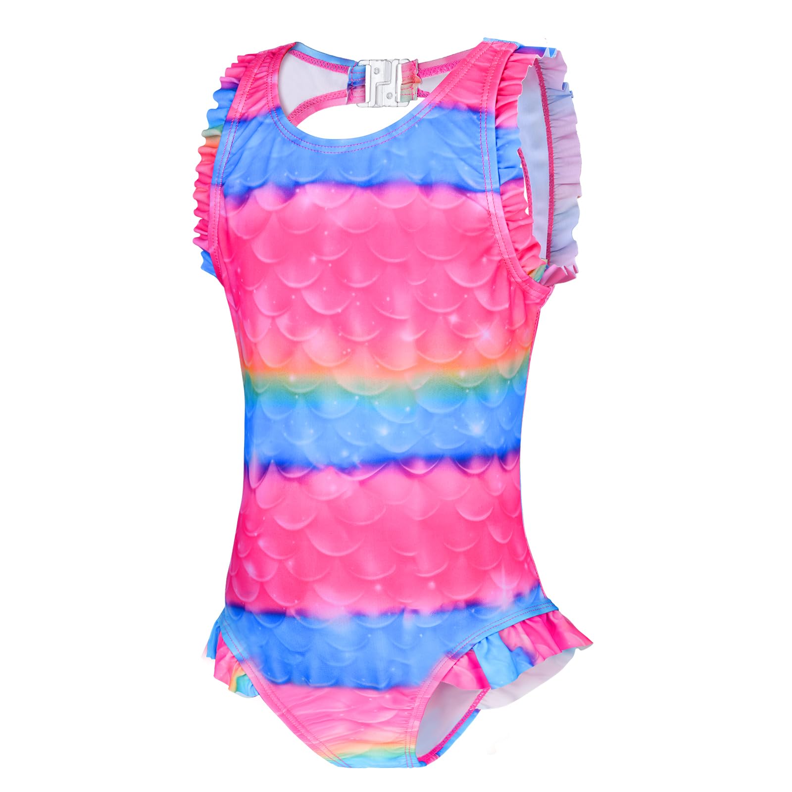 flintronic Costume da Bagno per Ragazze, Costume Intero Bambina Sirena, Bikini da Spiaggia Ragazze, Estivo Senza Manica Costume da Bagno per Spiaggia Estate per Ragazze