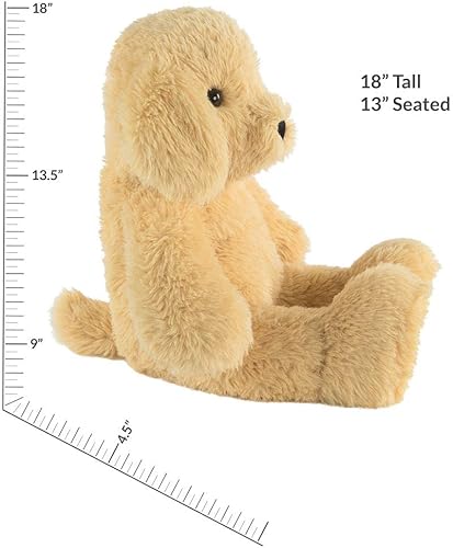 Miniatura 4 de Vermont Teddy Bear - Peluche de cachorro supersuave, marrón, 18 pulgadas