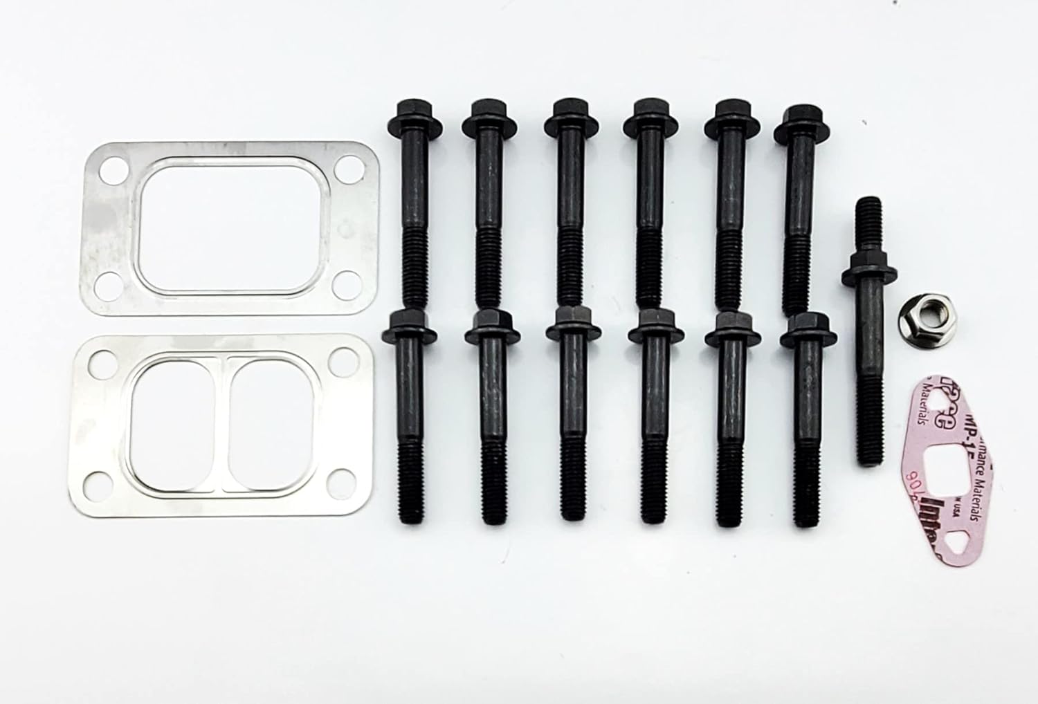 P&B Exhaust Manifold OEM Bolts Gaskets, Kit Fits Dodge Cummins 5.9,12V 1989-1998