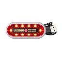 LUXIQO Helmet Light for Bike, 400 Lumens USB Rechargeable LED Safety Helmet Lights for Riders, for Front & Rear Warning, 3 Flash Modes, IP67 Waterproof, Easy Mount, 8H Runtime gallery image