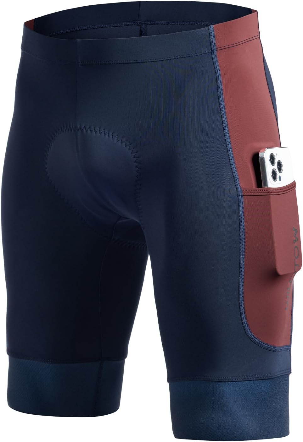 Shorts ciclismo con acolchado y bolsillos para hombre