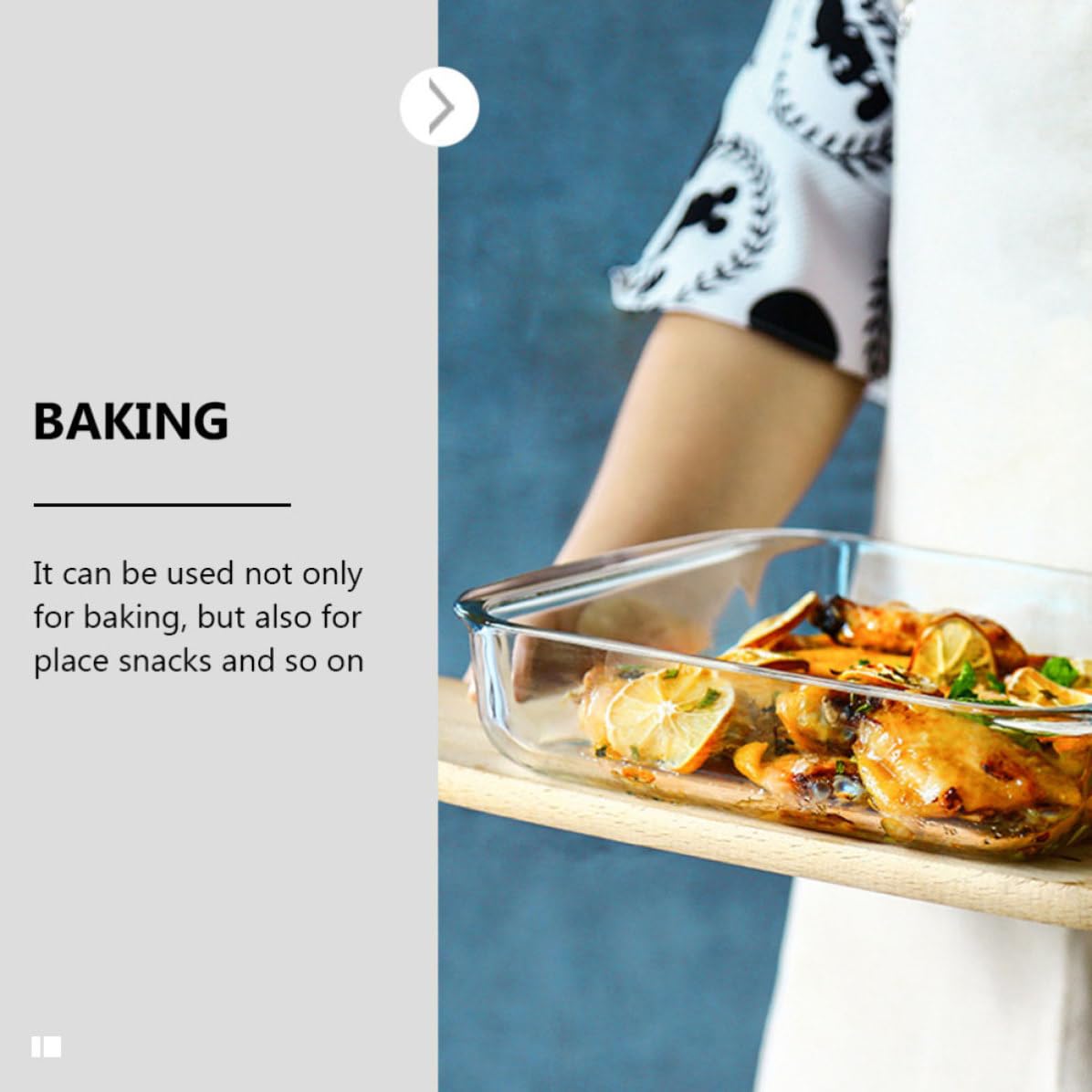 2 Stück Glas Backbleche für Backofen Einfach zu Reinigen Nicht Leicht Fleckig Flach Stapelbar für Minibackofen und Pizzazubereitung