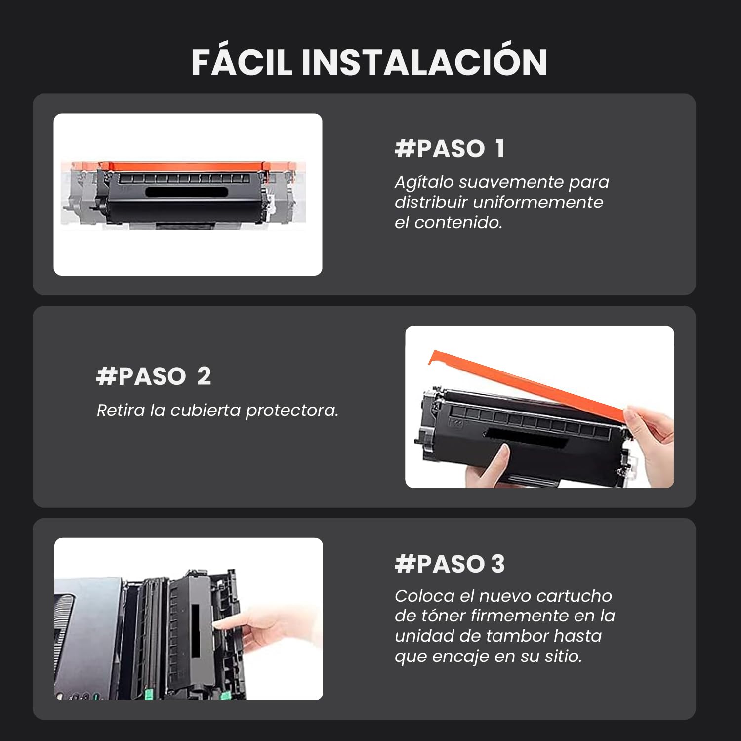 Brother TN247 TN243 Compatible Toner Para DCP-L3550CDW, MFC-L3750CDW