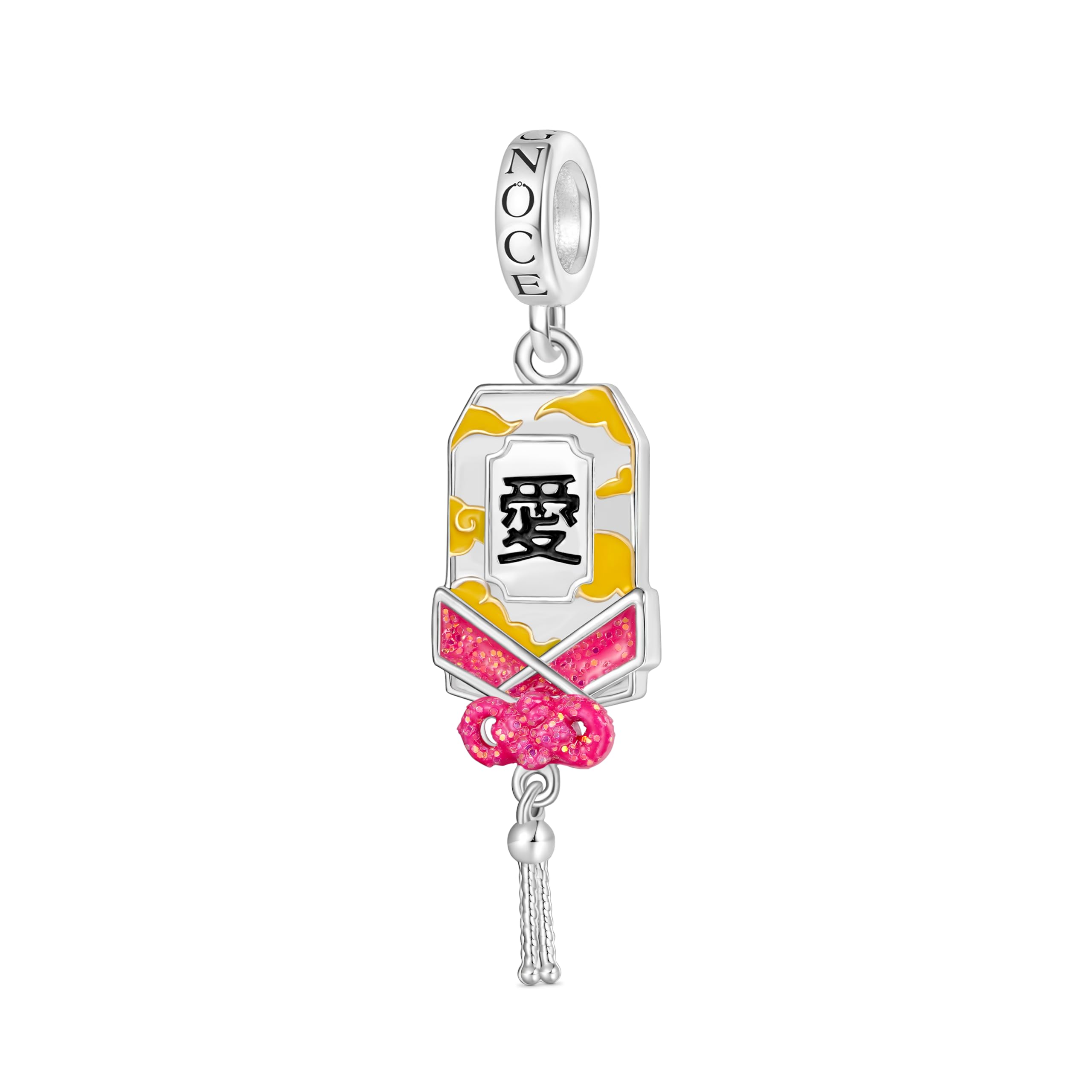 GNOCE Japanese Charm Bead Silver Blend Pendant Dangle Charms fit Bracelet Jewelry Gift for Women
