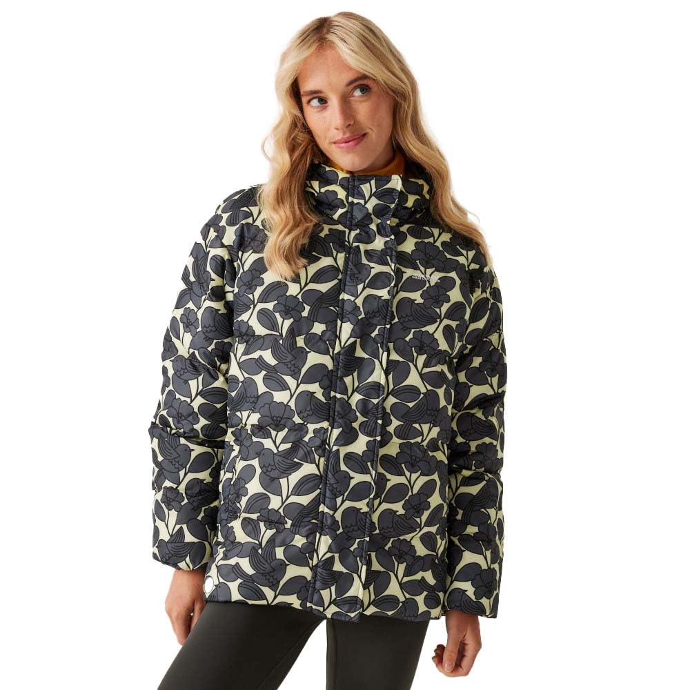 Regatta Women's Birdy Grey Orla Kiely Padded Jacket