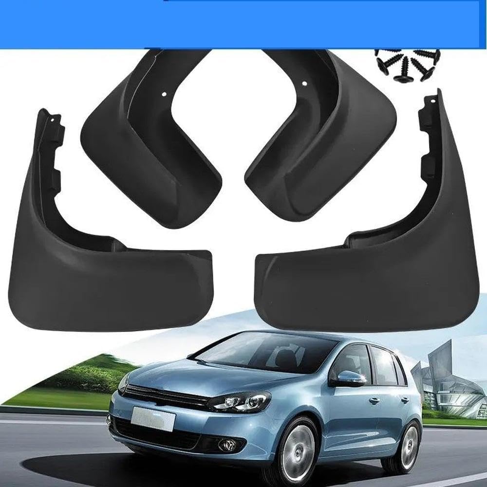Car Mud Flaps Splash Mudguards Front Rear Flares Automobile Protector Accessories for Golf 6 2009-2013 Wheel Protection