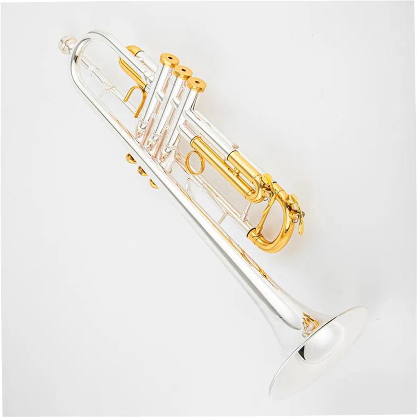 instrument muzyczny trąbka Trąbka Bb Posrebrzana Trąbka Mały Mosiężny Instrument Muzyczny Trompeta Professional High Grade