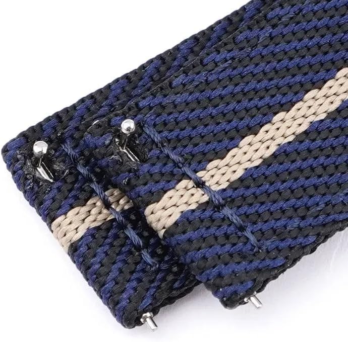 24mm Nylon Canvas Strap – Compatible with Casio PRW-6600 PRG-600YB PRG-650 GA-2000 – Waterproof Army Sport Watch Band for Men – 9 Color Options Available