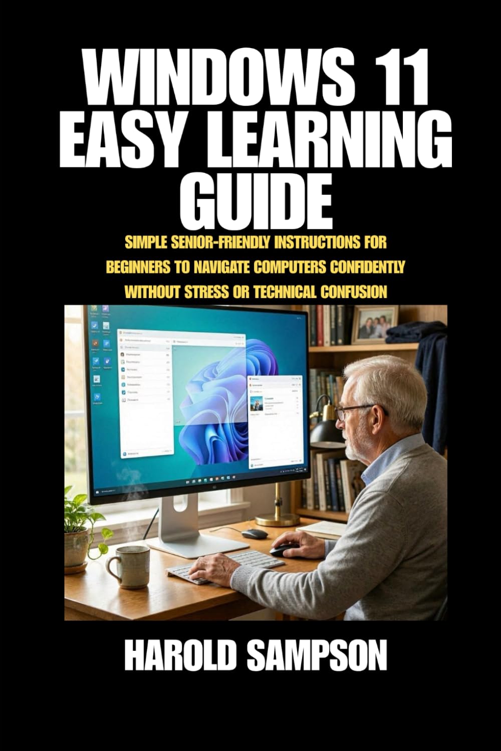 WINDOWS 11 EASY LEARNING GUIDE: SIMPLE SENIOR-FRIENDLY INSTRUCTIONS FOR BEGINNERS TO NAVIGATE COMPUTERS CONFIDENTLY WITHOUT STRESS OR TECHNICAL CONFUSION
