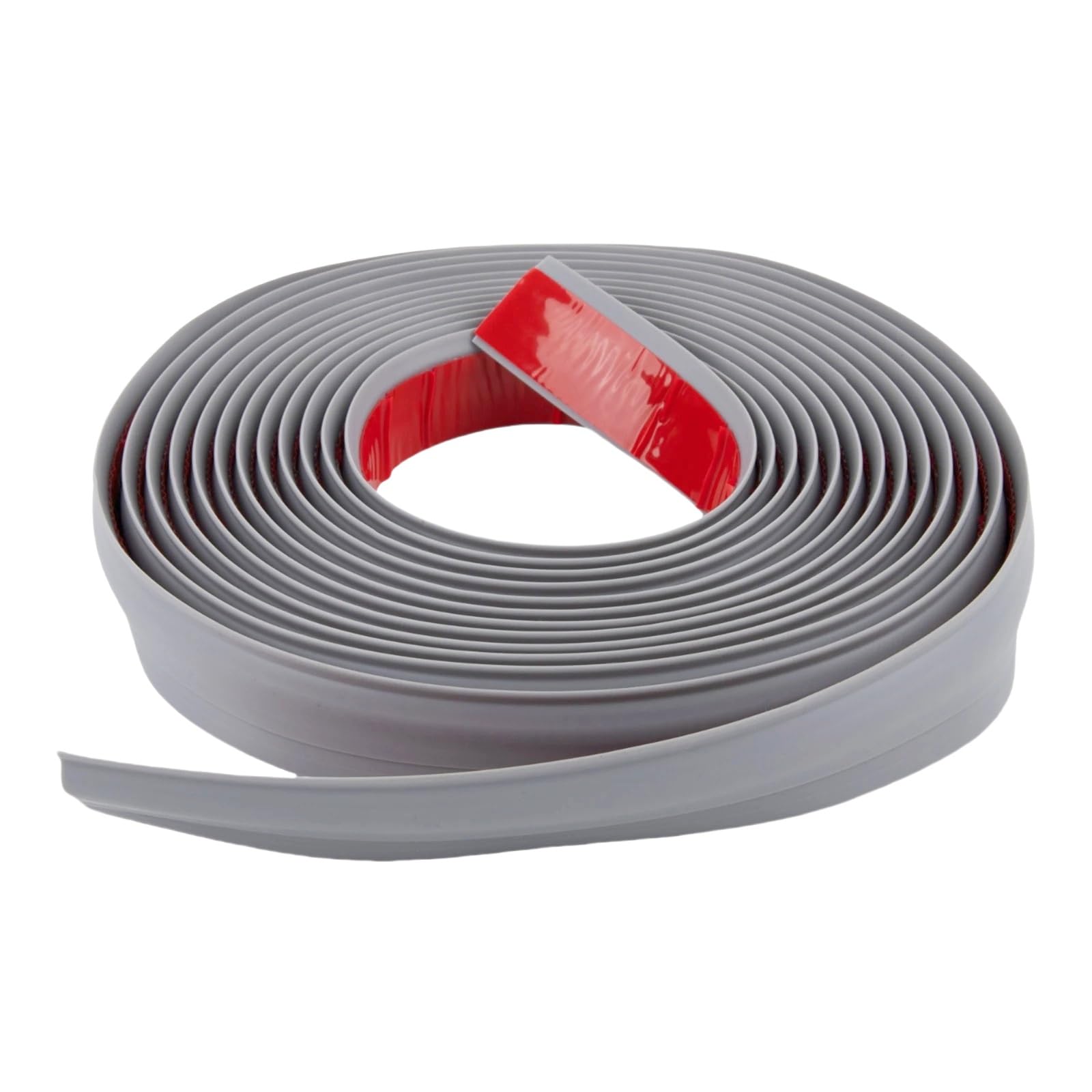 Loacea Floor Edge Trim 6meters Flexible Floor Trim, Carpet Edge Transition Strip 10mm Thick Seamless Design for Home Threshold(Light Grey)
