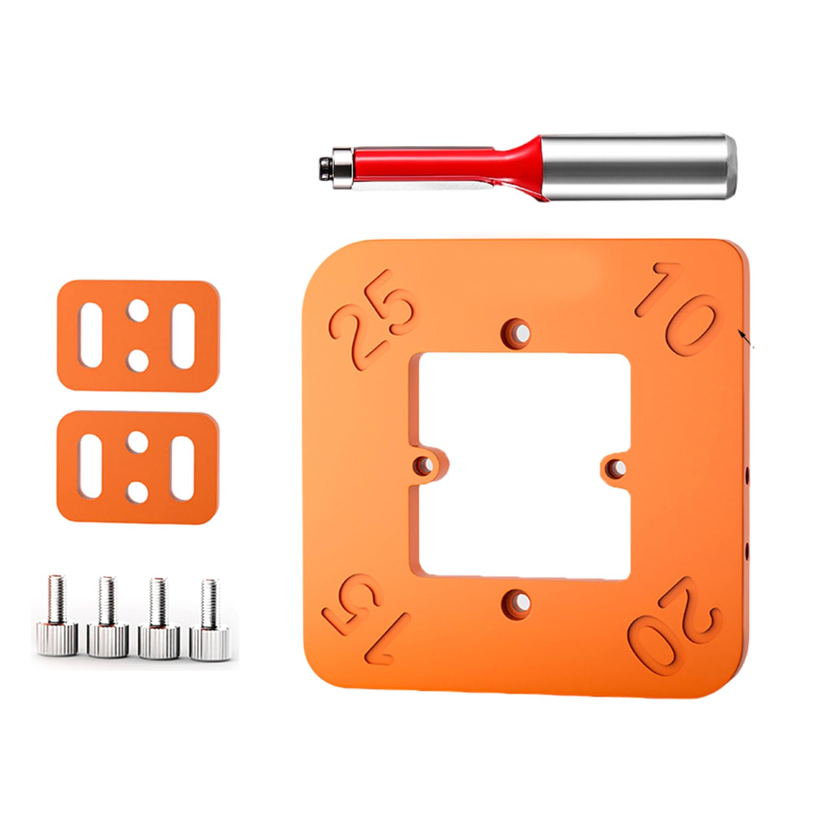 Loytv B User Friendly Corner Mold Template With Clear Scale For Exact Measurements & Efficient Woodwork In Various Setting Multifunction Template