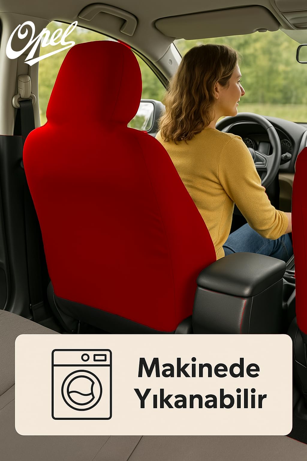 Oto koltuk kilifi seciminde kalite isteyenlere Opel Astra ile uyumlu ozguvenli secim Kırmızı