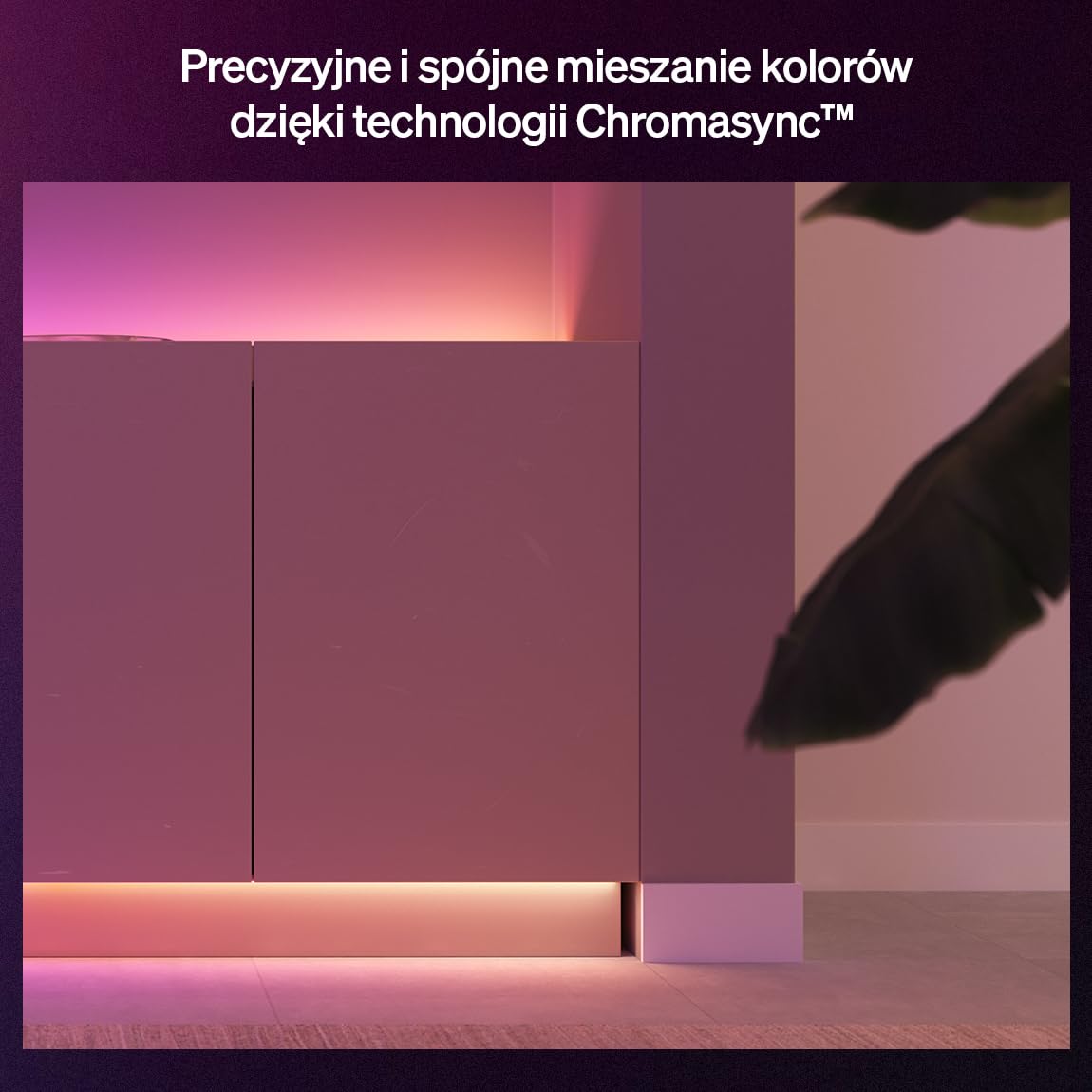 Philips Hue Flux 5 m LED, 2000 lm, żywe kolory i atmosfera, elastyczna, Chromasync™, RGBWWIC, przycinanie i przedłużanie, sterowanie aplikacją i głosem, do wnętrz.
